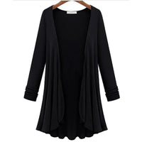 Knitted Women's Cardigan with Ruffles - Chiara