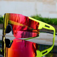 Sporty Mirrored Cycling Sunglasses - Veloshade