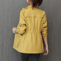 Women's Mid-Season Jacket with Stand-Up Collar – Marielle