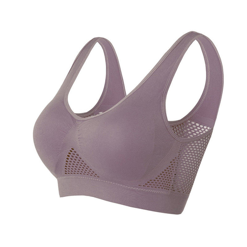 Breathable Mesh Sports Bra - Sofia