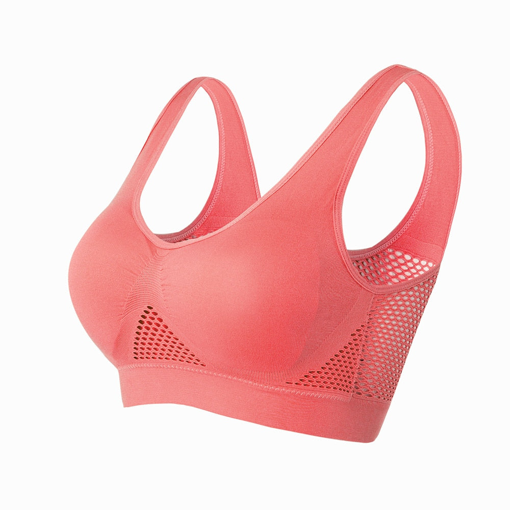 Breathable Mesh Sports Bra - Sofia