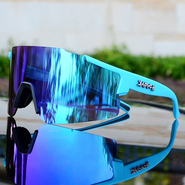 Sporty Mirrored Cycling Sunglasses - Veloshade