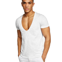 Casual and figure-flattering men's V-neck T-shirt – Jonas