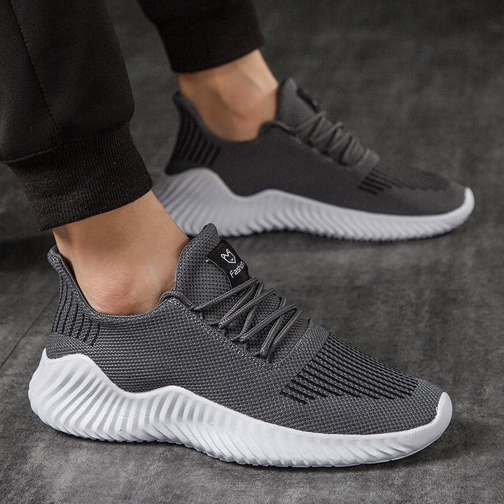 Ademende heren hardloopschoenen met mesh schacht – Niko