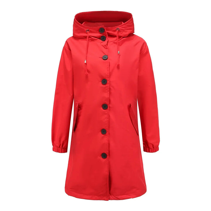 Stylish Windproof Trench Coat - Livia
