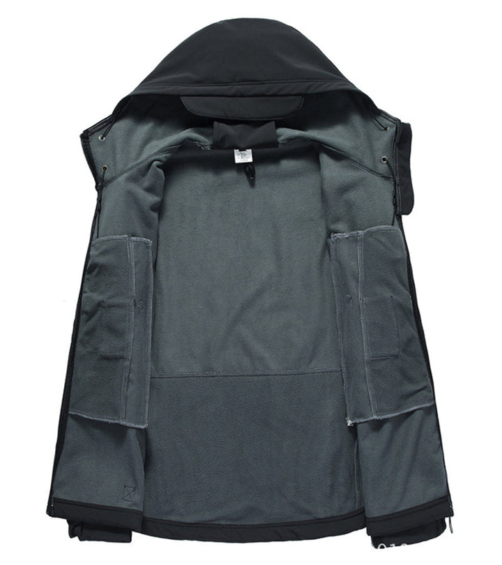 Męska kurtka softshell z kapturem - Titan