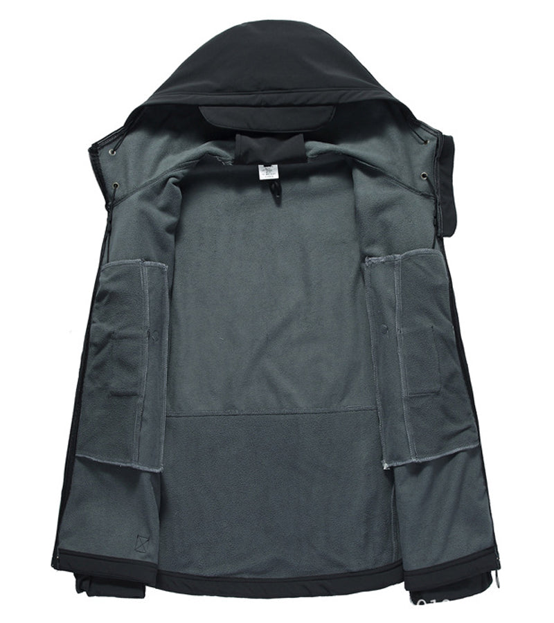 Męska kurtka softshell z kapturem - Titan
