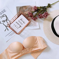 Strapless push-up bra with lift effect – Elina