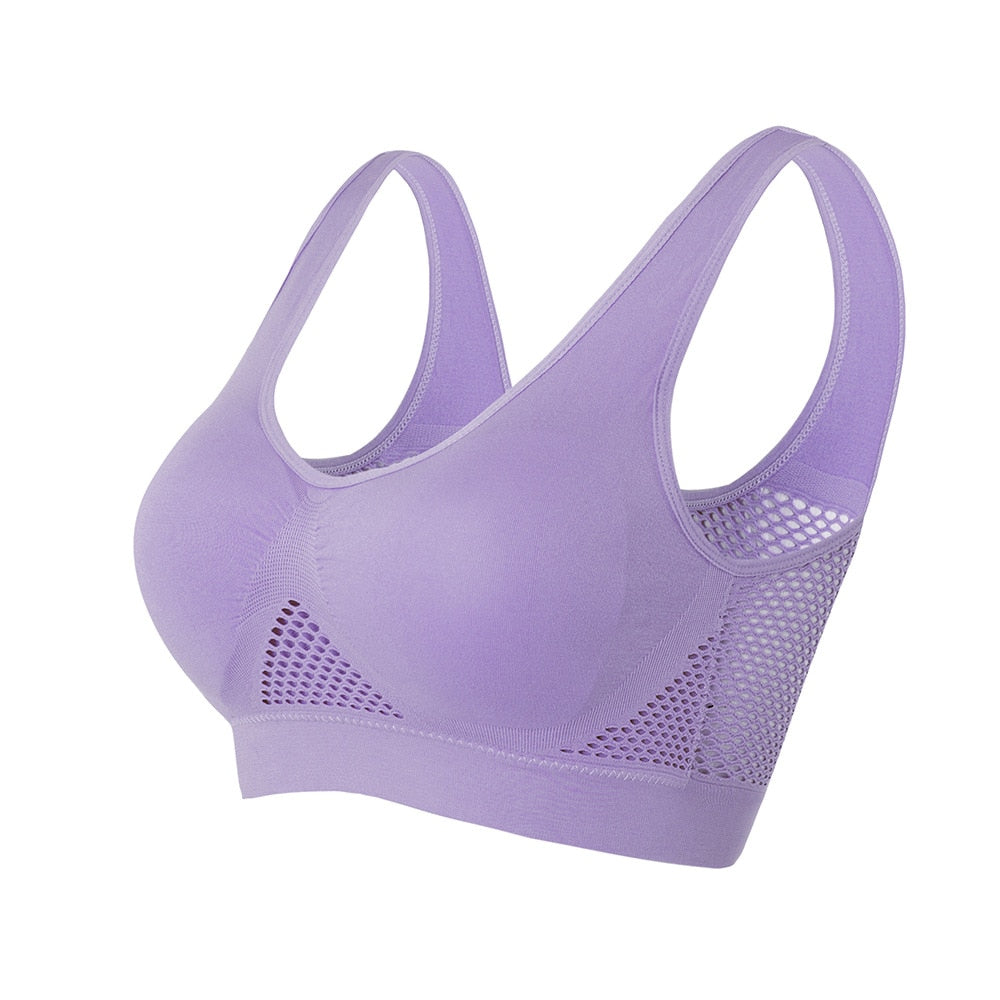 Breathable Mesh Sports Bra - Sofia