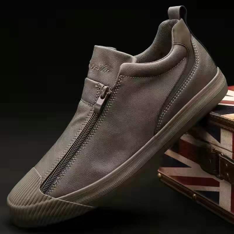Men's Sneakers with Zipper and Comfort – Noah