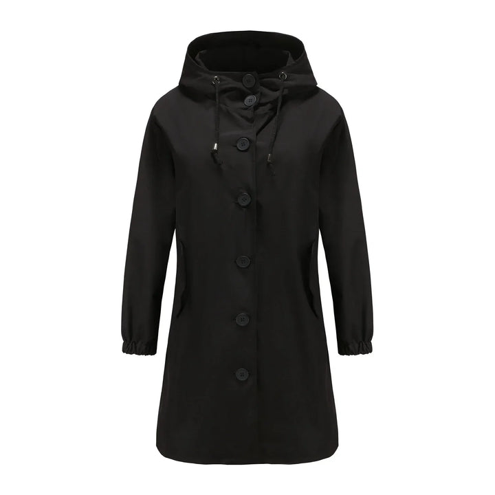 Stylish Windproof Trench Coat - Livia
