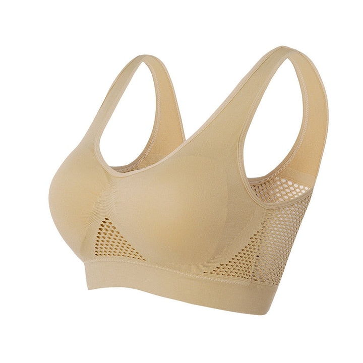 Breathable Mesh Sports Bra - Sofia