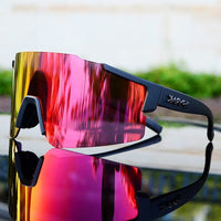 Sporty Mirrored Cycling Sunglasses - Veloshade