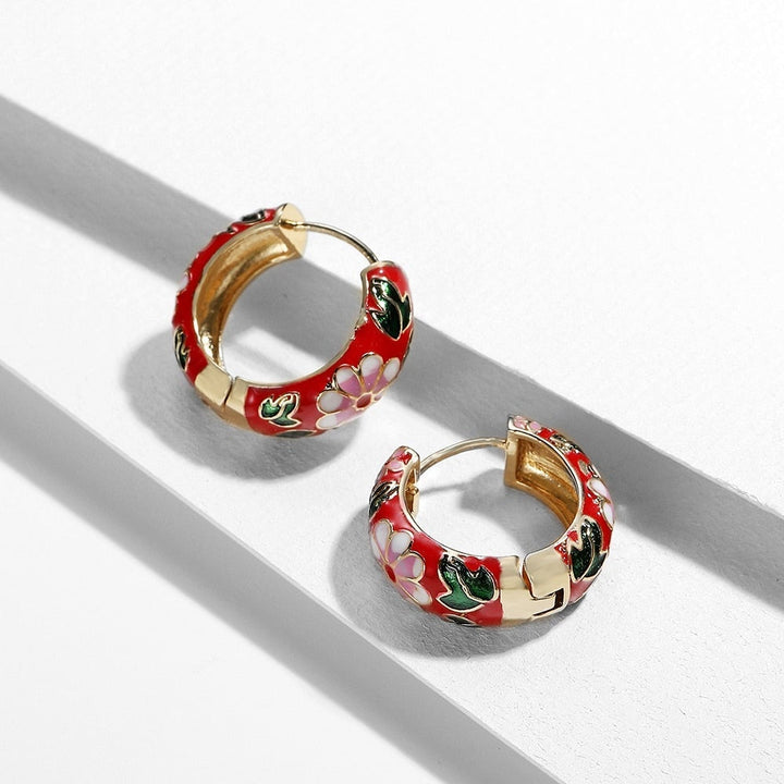 Luxury Flower Earrings - Roselle