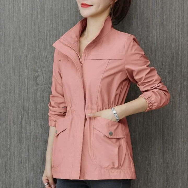Women's Mid-Season Jacket with Stand-Up Collar – Marielle