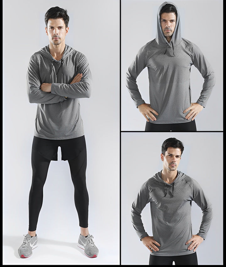 Stijlvol en Comfortabel Fitness-Sweatshirt met Capuchon - Niko