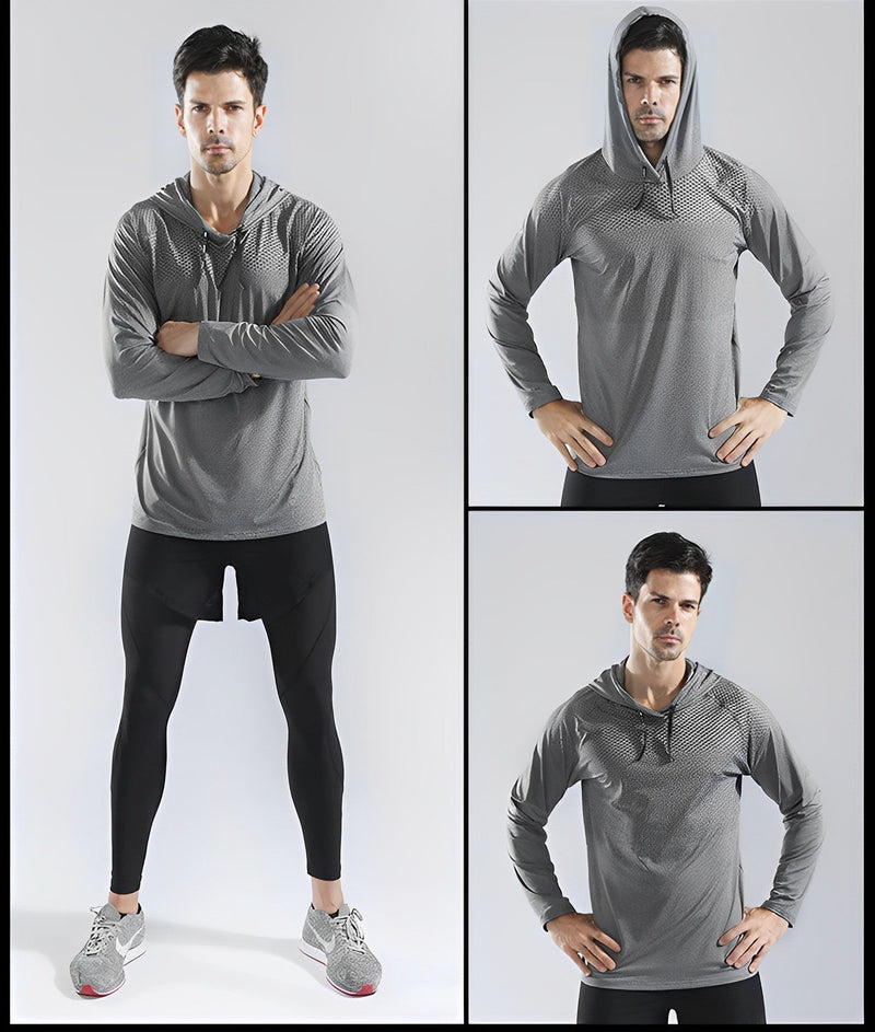 Stijlvol en Comfortabel Fitness-Sweatshirt met Capuchon - Niko