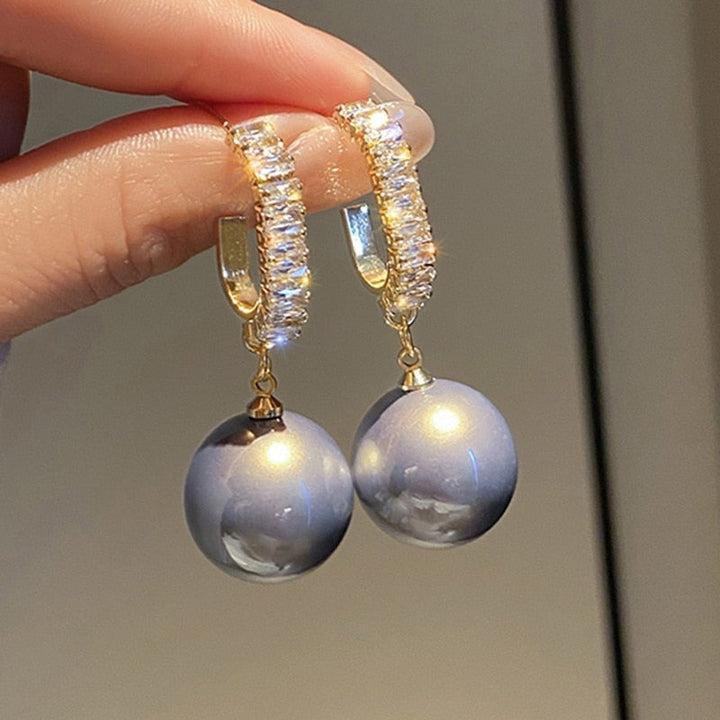 Luxe Parel Oorbellen met Zirkonia - Delphine