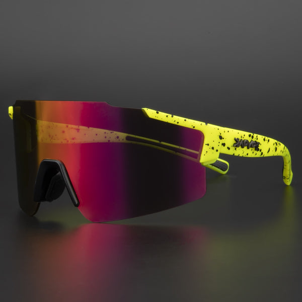 Sporty Mirrored Cycling Sunglasses - Veloshade