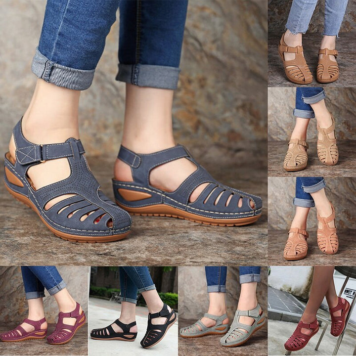 Leather Orthopedic Women's Sandals – Elin