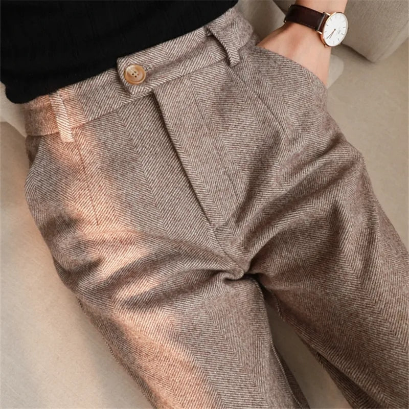 Dames Harembroek van Wol voor Herfst & Winter – Amara
