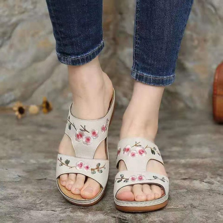 Orthopedic Women's Floral Sandals – Florina