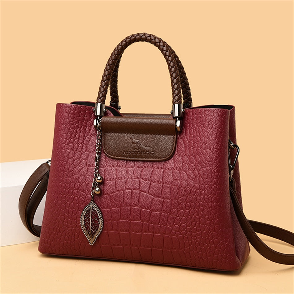 Luxe Leren Dames Handtas - Amara