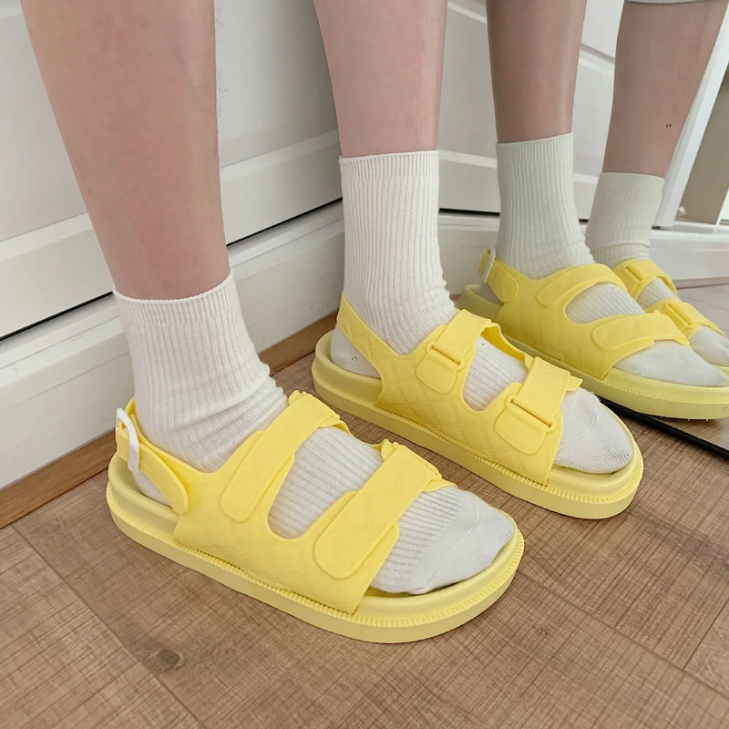Trendy Plateau Dames Sandalen in Koreaanse Stijl – Alina