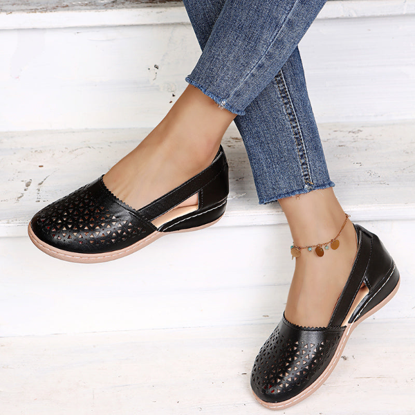 Orthopedic Slip-Ons with Cutouts - Lena