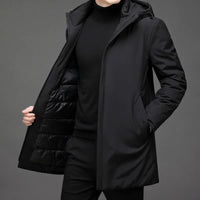 Classic Down Jacket with Hood - Victor