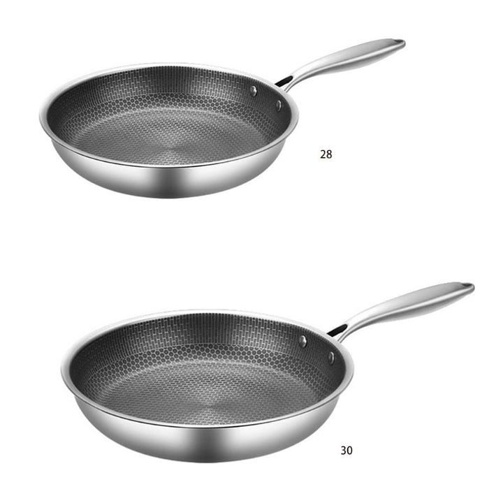 Krasbestendige RVS Koekenpan met Antiaanbaklaag - ProCook Elite