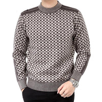 Men's Sweater with Plaid Pattern – Fabian