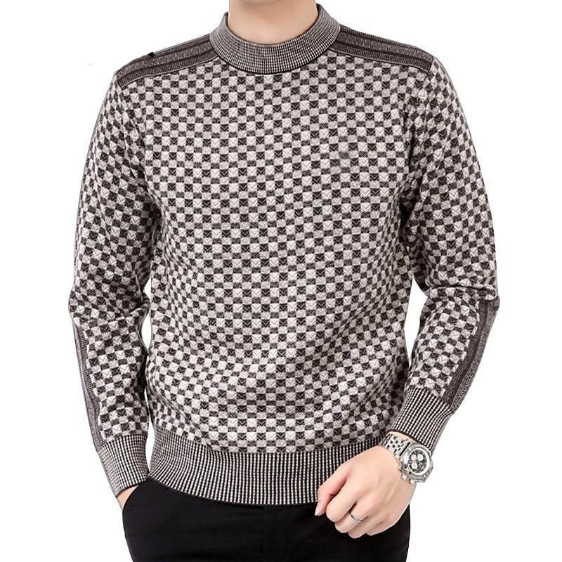Men's Sweater with Plaid Pattern – Fabian