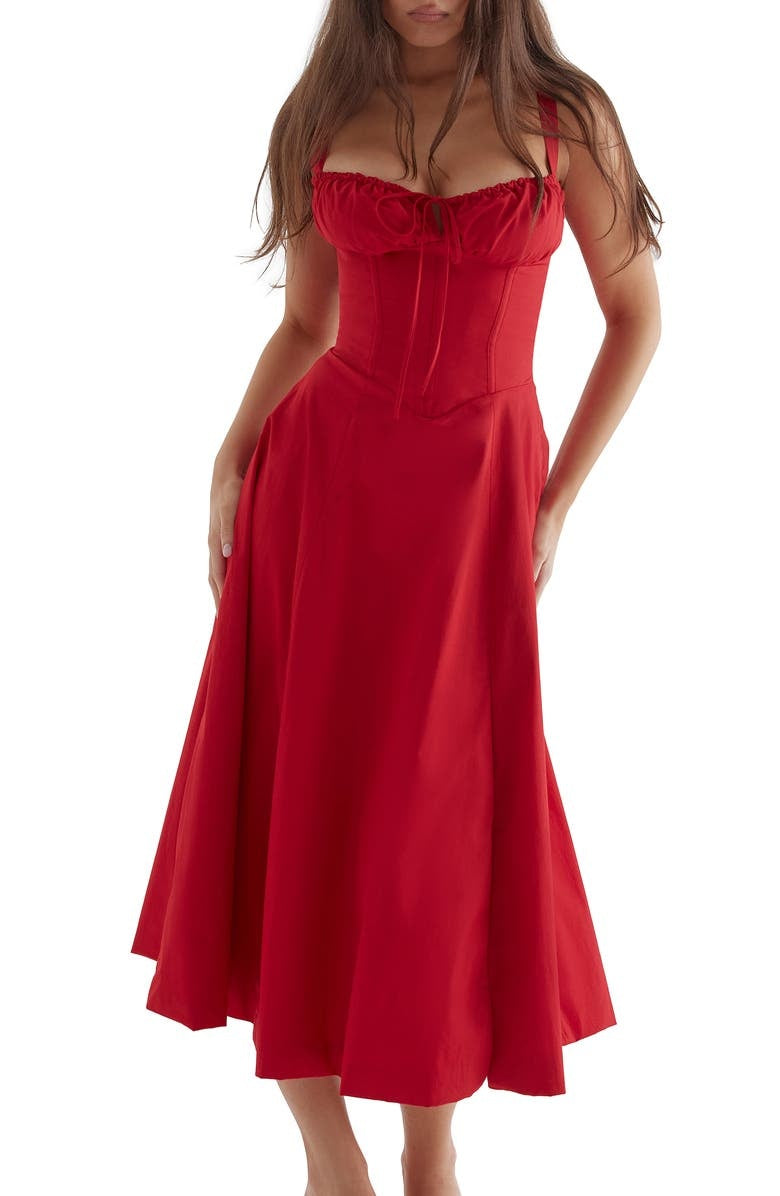 Bustier Summer Dress with Waist Shaper - Isabella