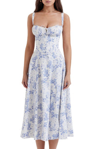 Bustier Summer Dress with Waist Shaper - Isabella