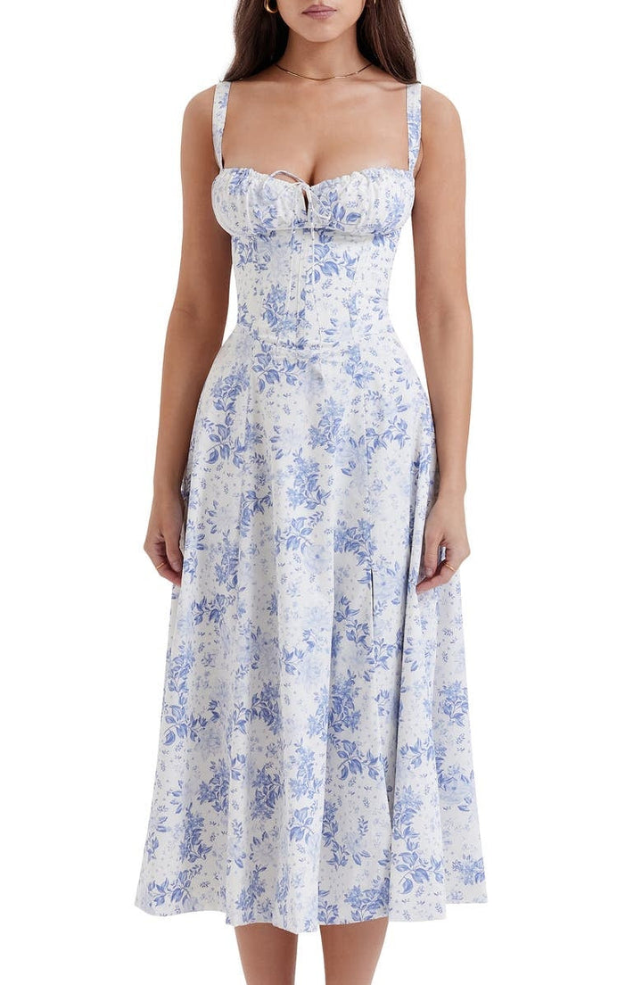 Bustier Summer Dress with Waist Shaper - Isabella