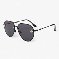Vintage Pilot Sunglasses with Bee Detail – Halcyon