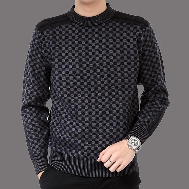 Men's Sweater with Plaid Pattern – Fabian
