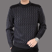 Men's Sweater with Plaid Pattern – Fabian