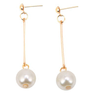 Luxury Drop Earrings with Pearls - Céline