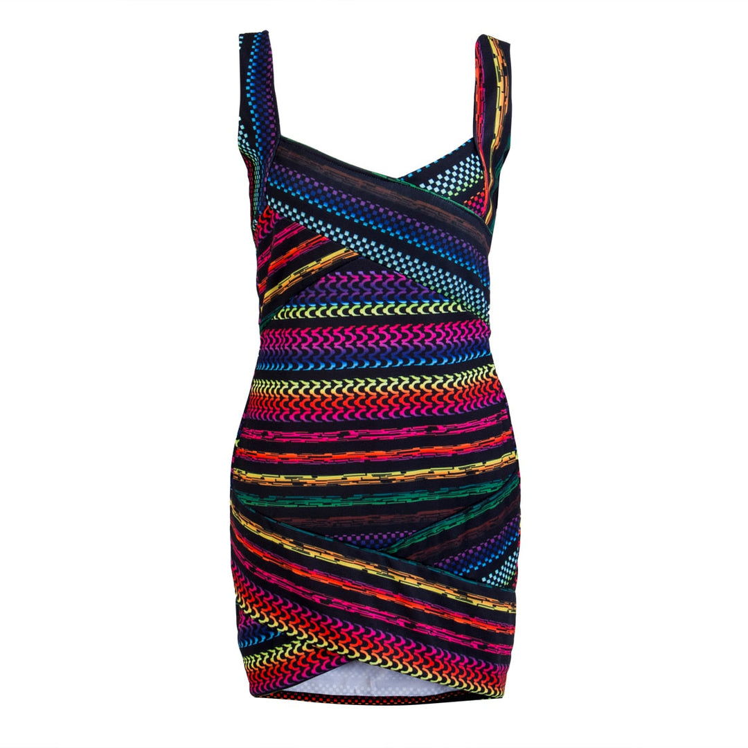Trendy striped bodycon – Liana