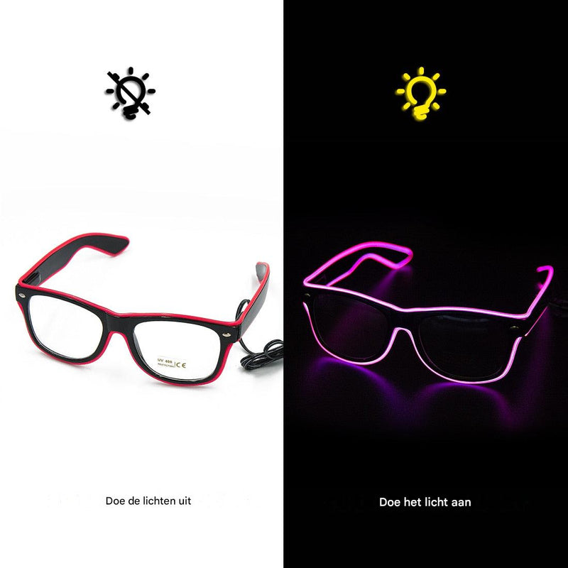 Glowing Neon Glasses - LumaGlow