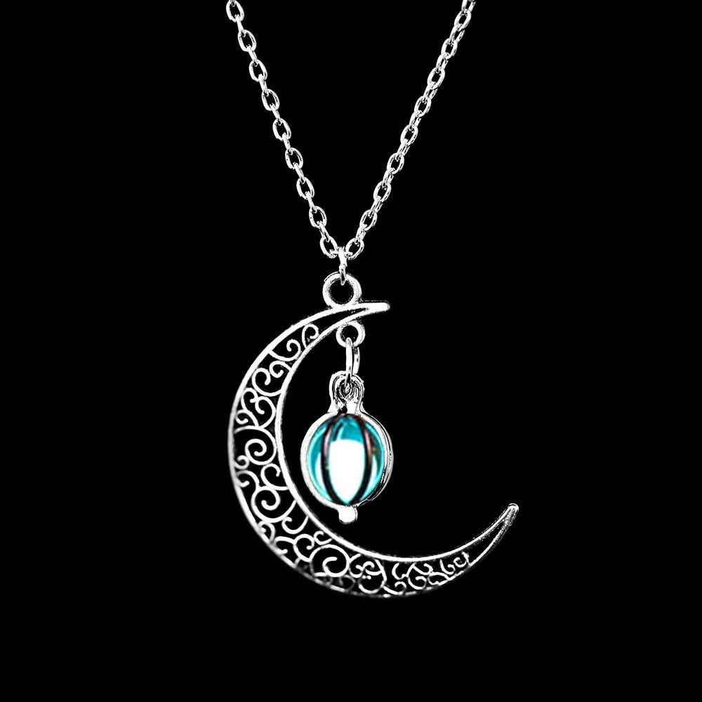 Illuminated Moonlight Necklace - Lunara
