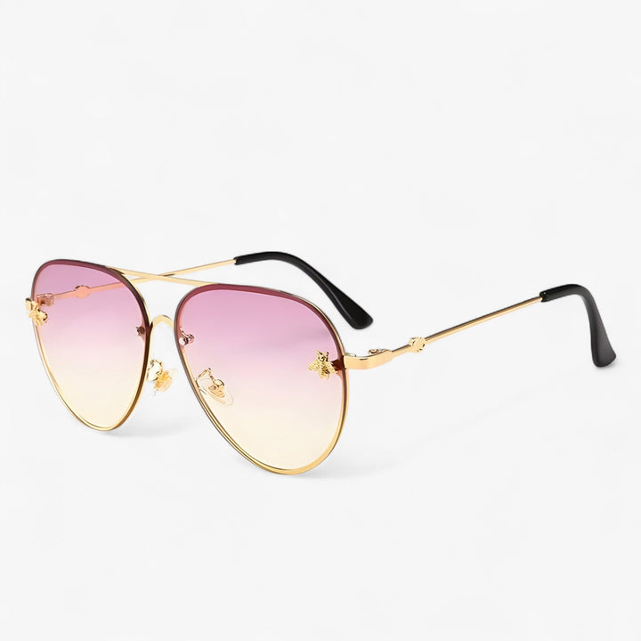 Vintage Pilot Sunglasses with Bee Detail – Halcyon