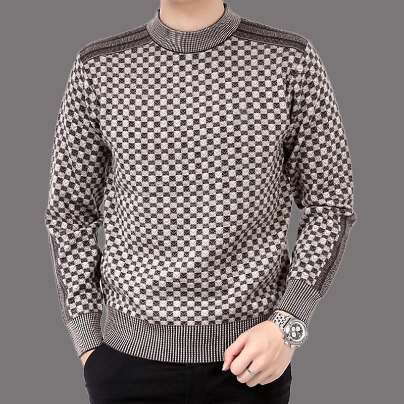 Men's Sweater with Plaid Pattern – Fabian