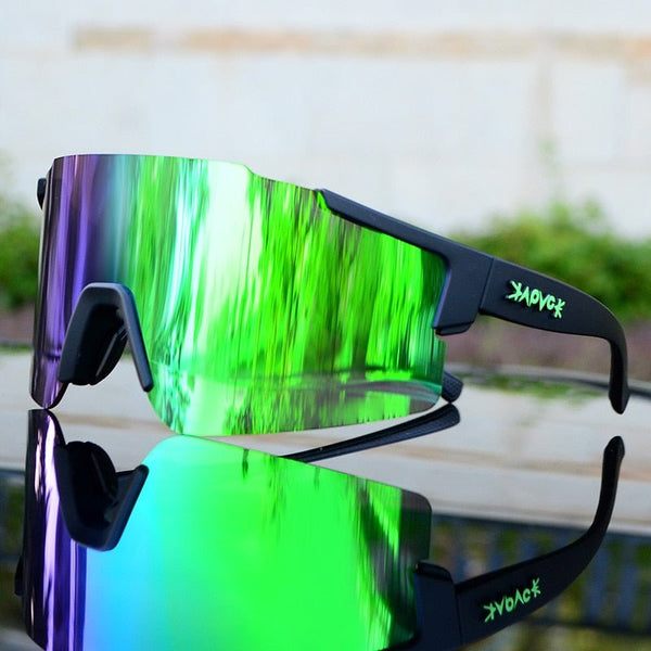 Sporty Mirrored Cycling Sunglasses - Veloshade