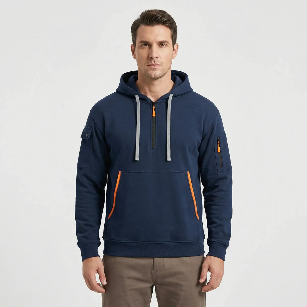 Halbzip Kapuzenpullover Herren - Diego