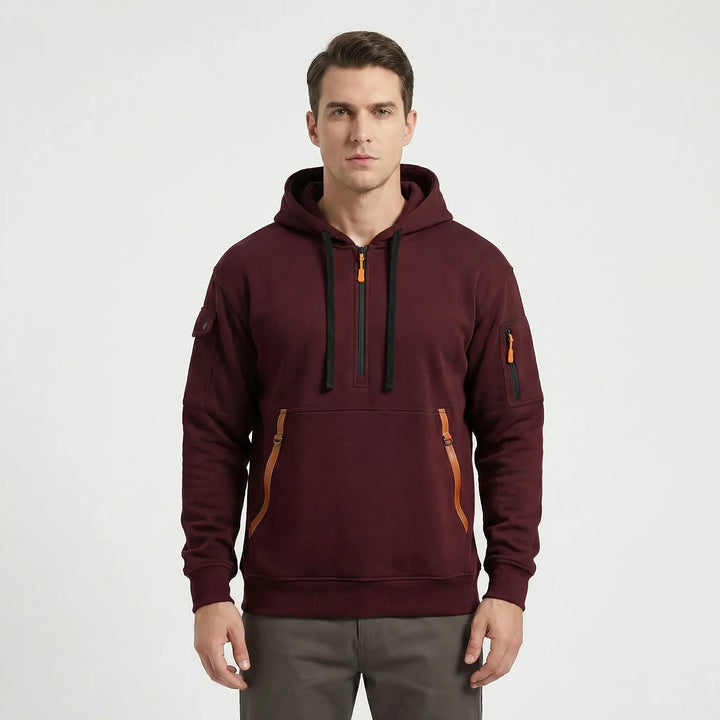 Halbzip Kapuzenpullover Herren - Diego