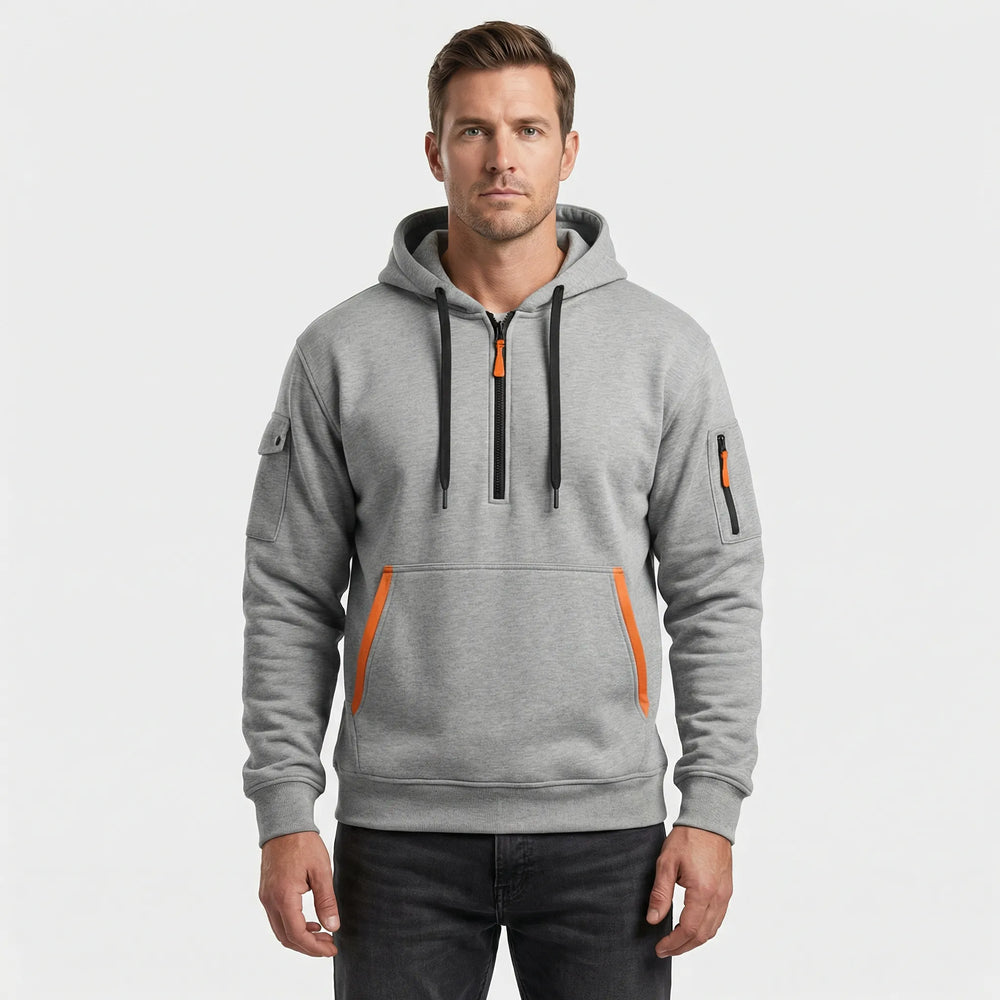 Halbzip Kapuzenpullover Herren - Diego