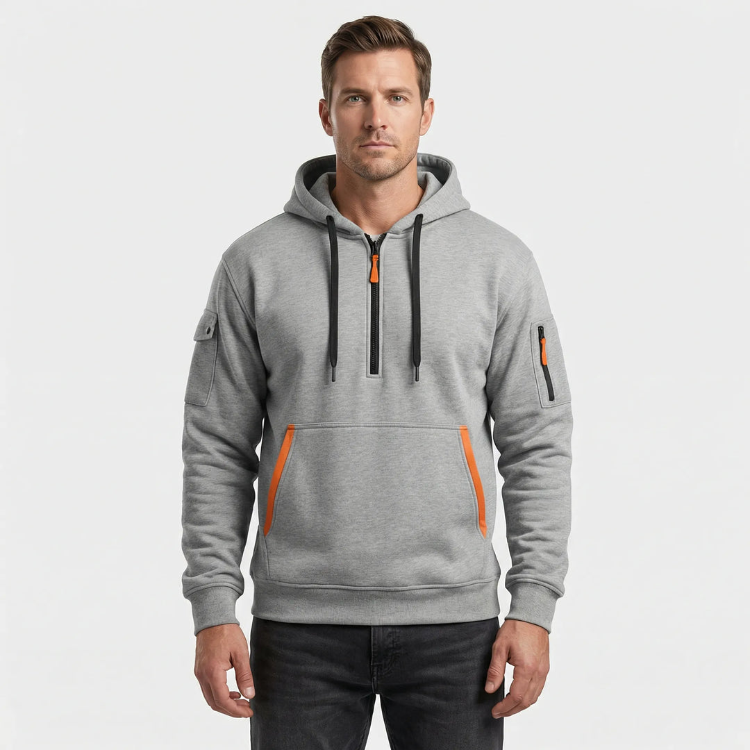 Halbzip Kapuzenpullover Herren - Diego